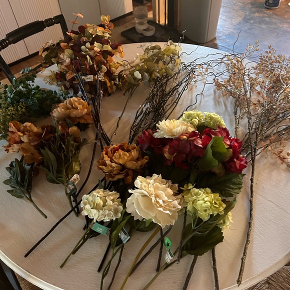 Other - Elegant Floral Stems with Mixed Colors All Gorgeous with Many Greens and gold